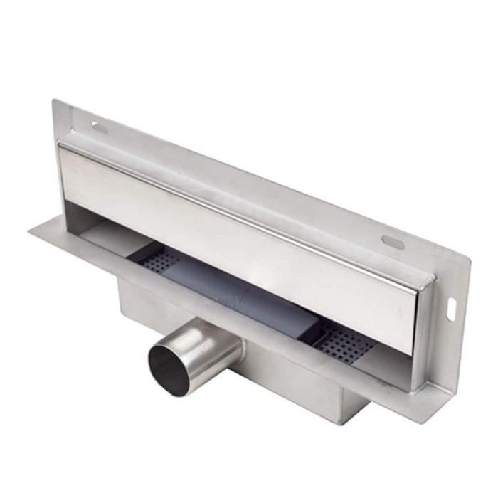 Edelstahl Duschrinne Randablauf Ablaufrinne Bodenablauf Duschablauf 60cm 70 80cm